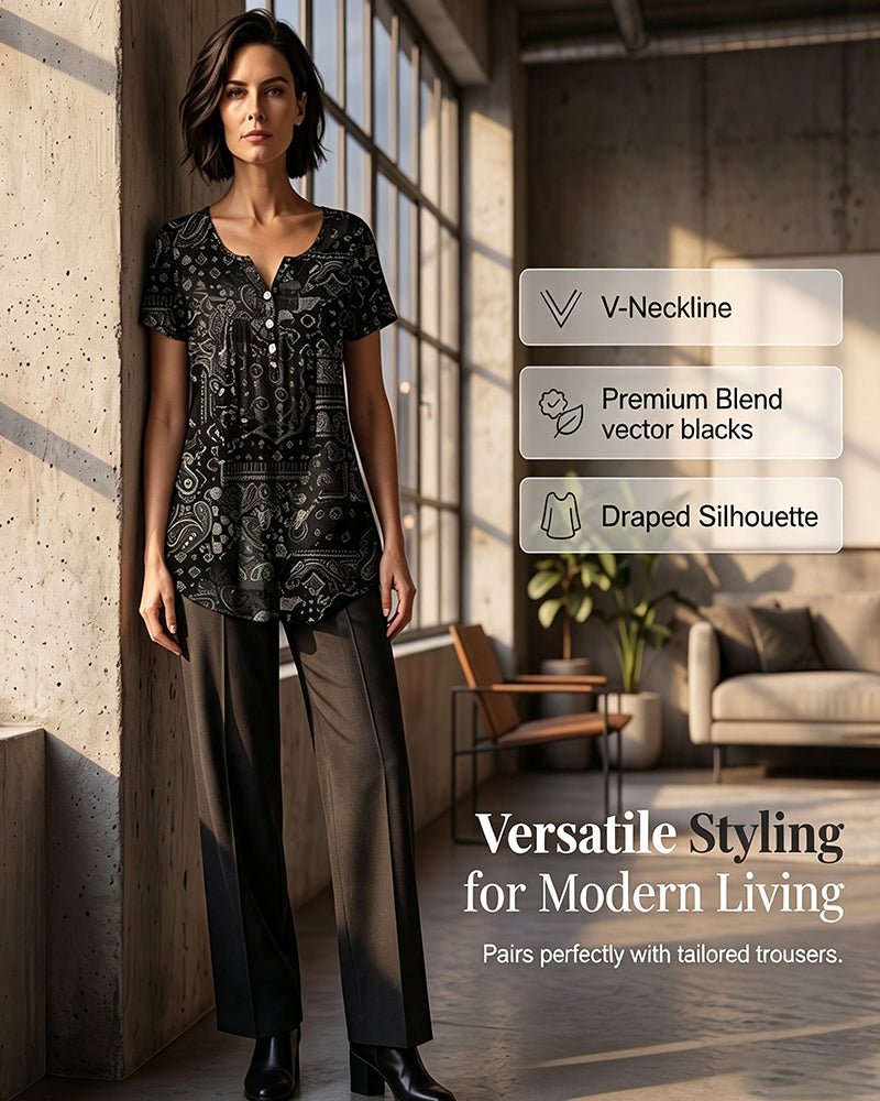 Casual V-Neck T-Shirt for Women