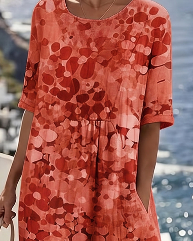 Printed Loose Dress