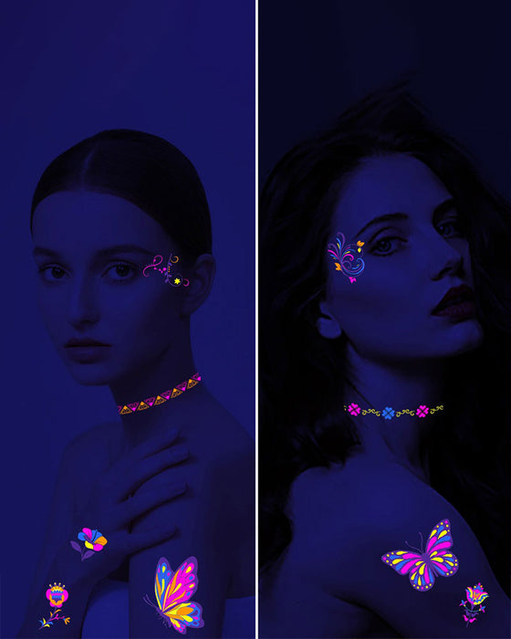Fluorescent Tattoo Stickers