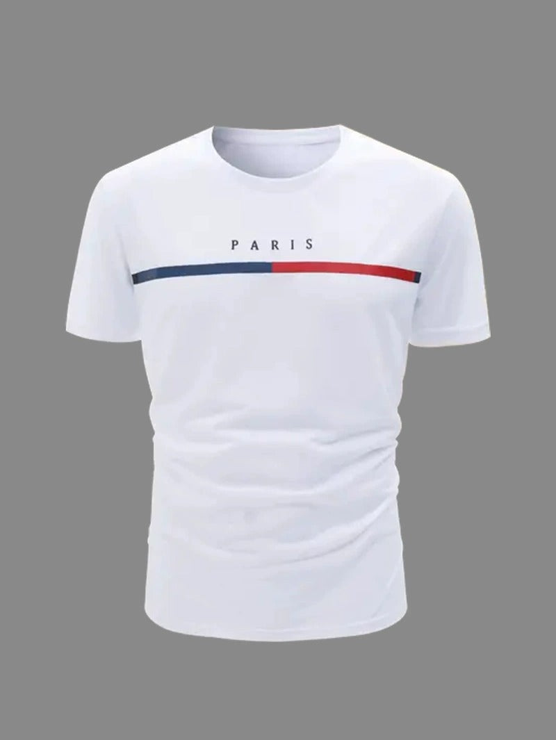 Quick Dry Crew Neck Short Sleeve T-Shirt