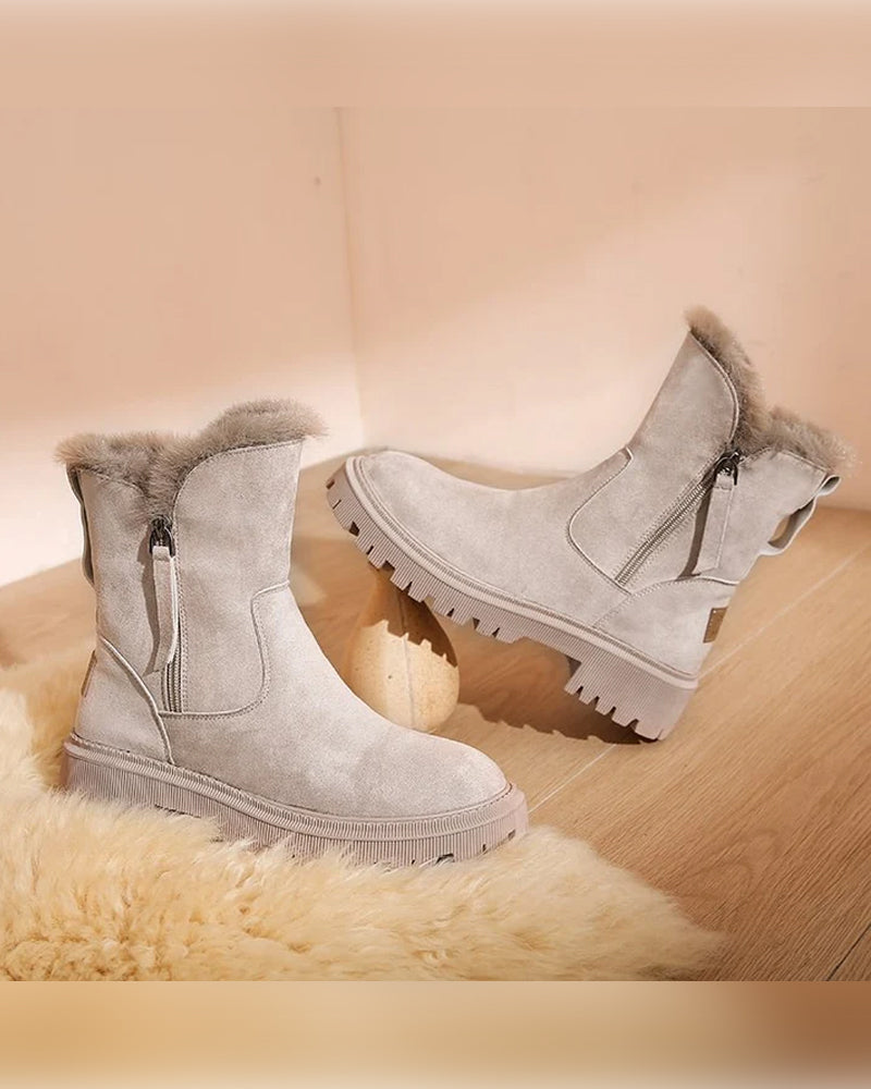 Women's Winter Fleece Snow Boots