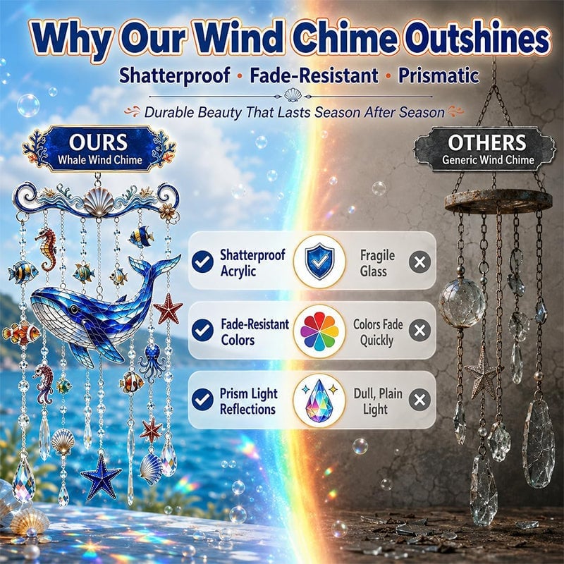 2D Ocean-Themed Wind Chime