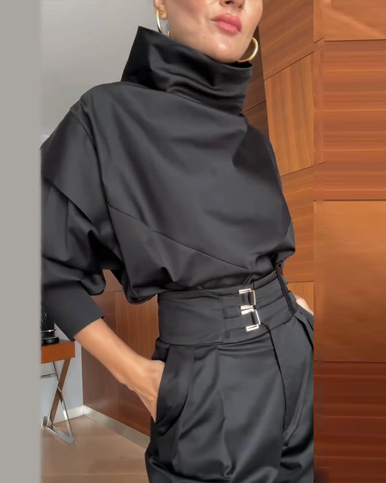 High-Neck Elegant And Stylish Top