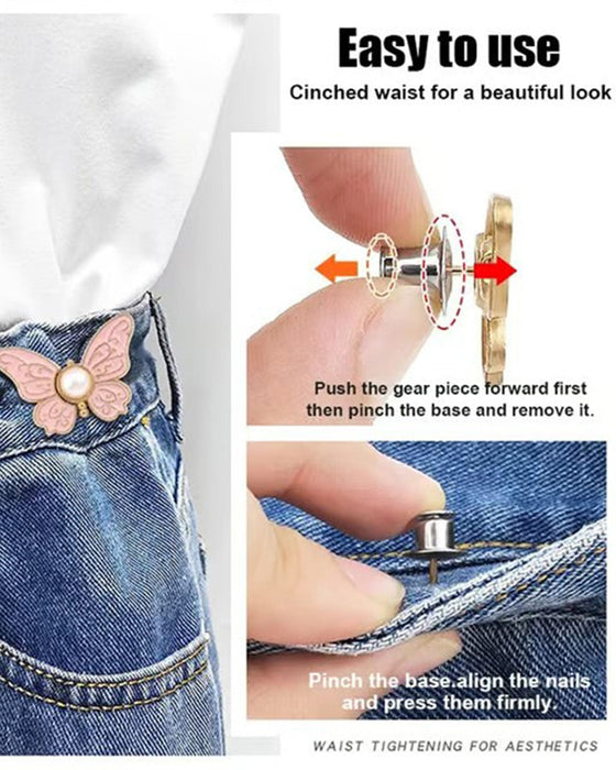 Pearl Butterfly Waist Buckle