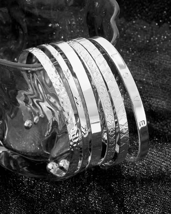 Hexagram bracelet 7-piece set