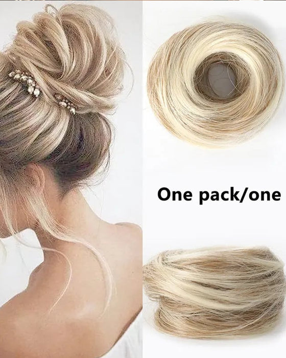 Synthetic Messy Bun Hair Piece for Women