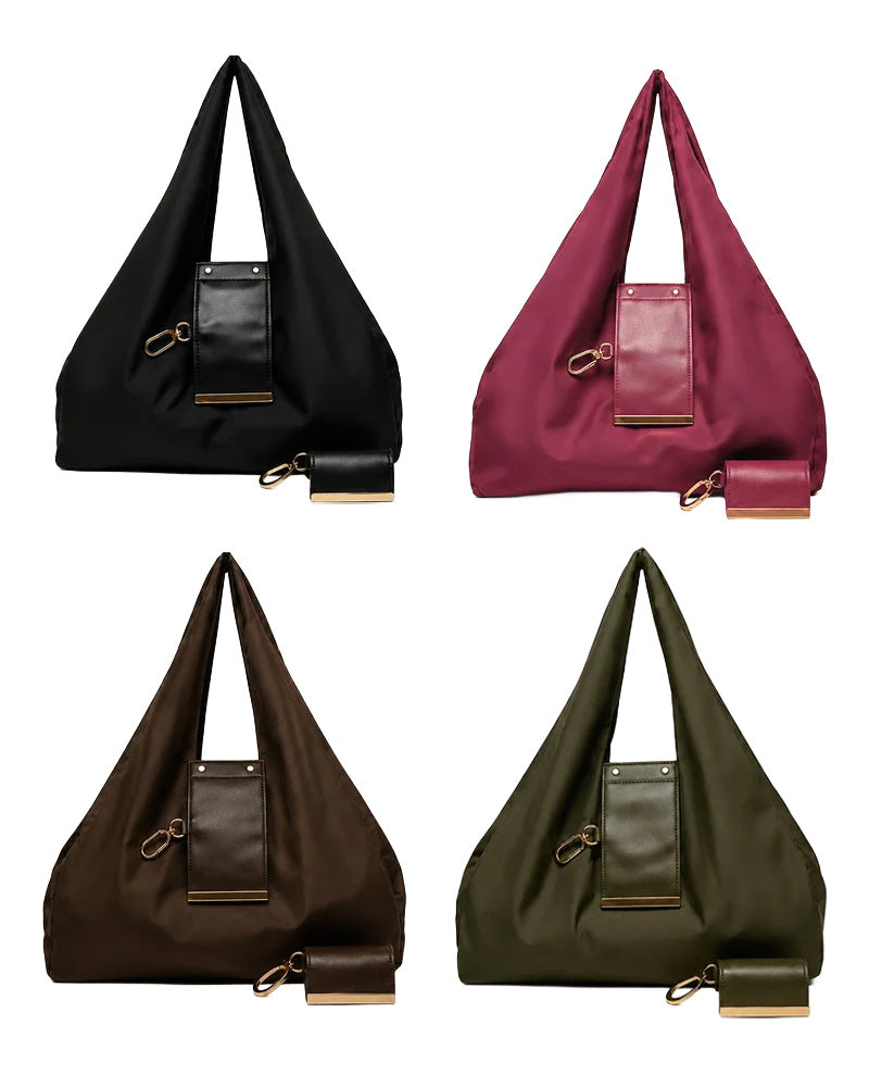 Charm Transformable Bag – Stylish Vegan Leather Tote & Keychain Charm
