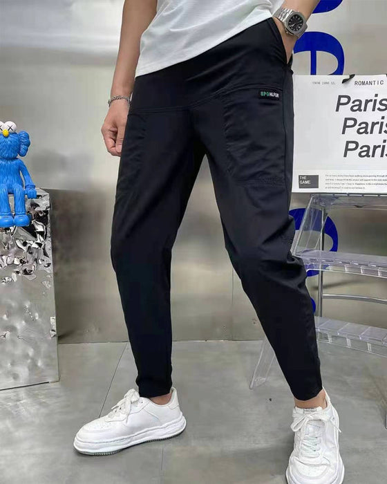 Men's High Stretch Multi-pocket Skinny Cargo Pants