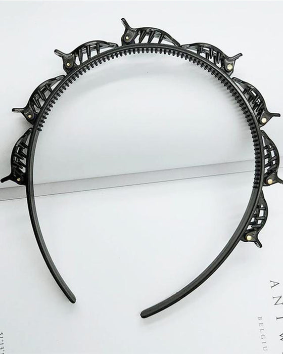 Double Bangs Hairstyle Hairpin