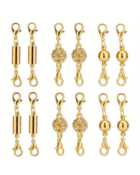 12 Pack Magnetic Necklace Clasps and Closures