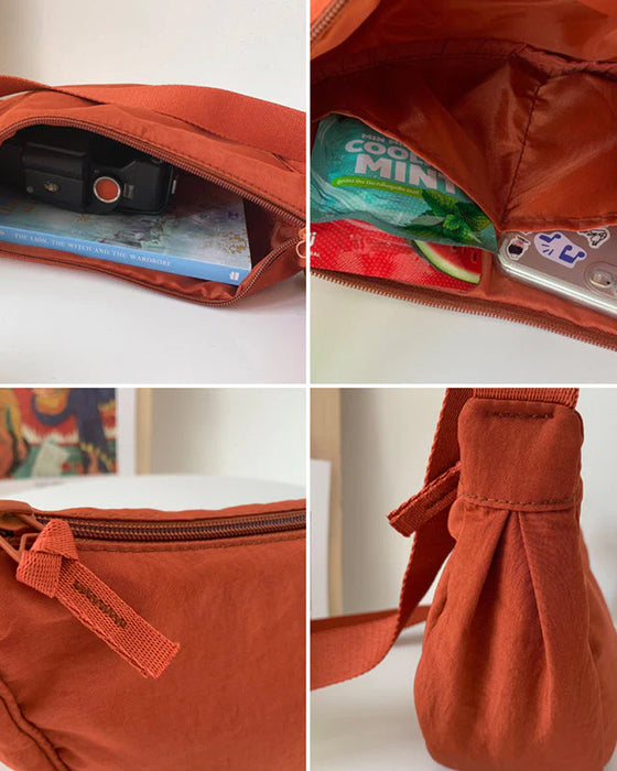 Simple Women Dumpling Shoulder Bag