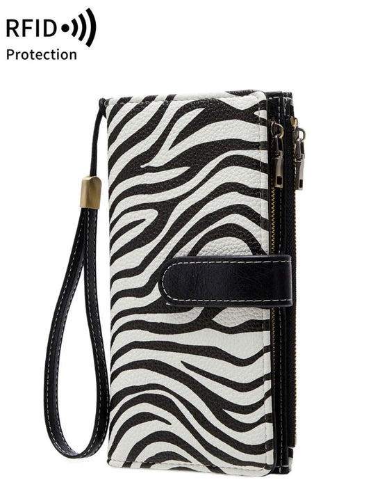 Women Zipper Long Wallet Trendy Exquisite Gift Wallet