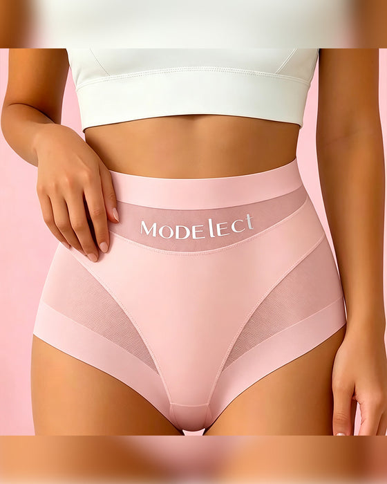 Solid Color See-Through Panties