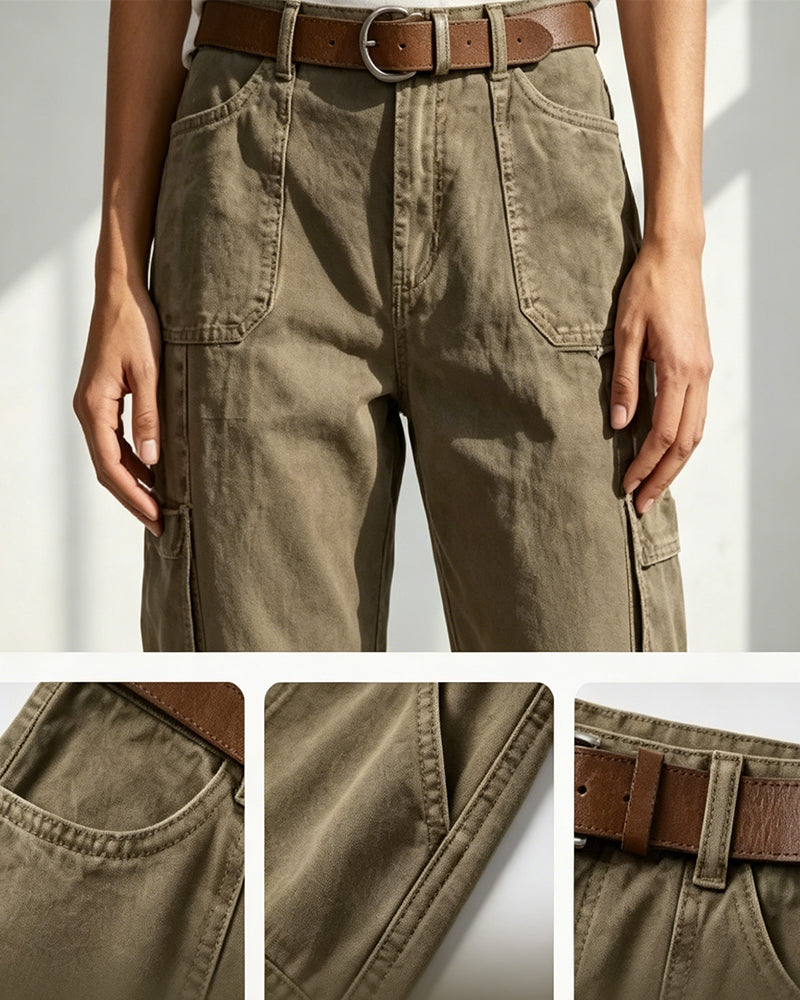 Vintage Design Casual Pants