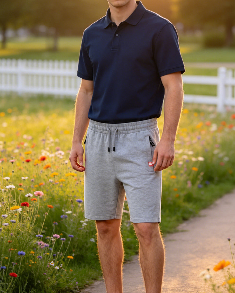 Men's Solid-Color Beach Shorts