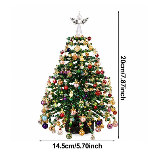 DIY Beaded Christmas Tree Ornament Craft Kit-price zap