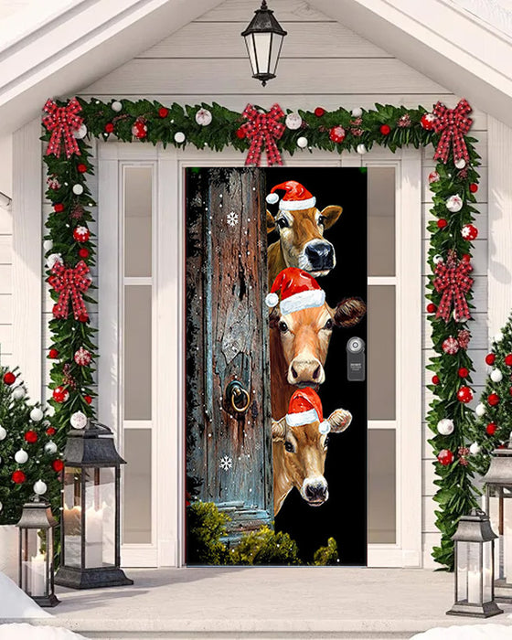 🌟2025 Christmas And Halloween Front Door Decoration