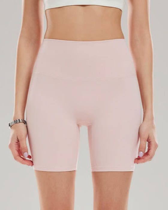 Solid Yoga Sports Shorts
