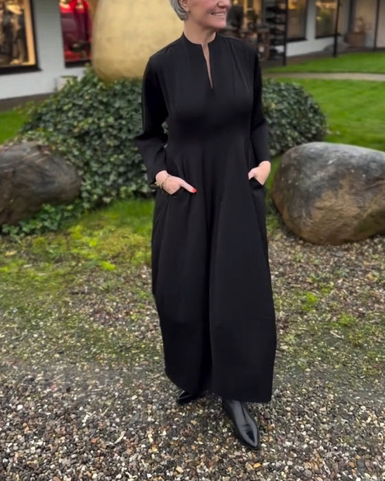 Elegant And Stylish V-Neck Dress