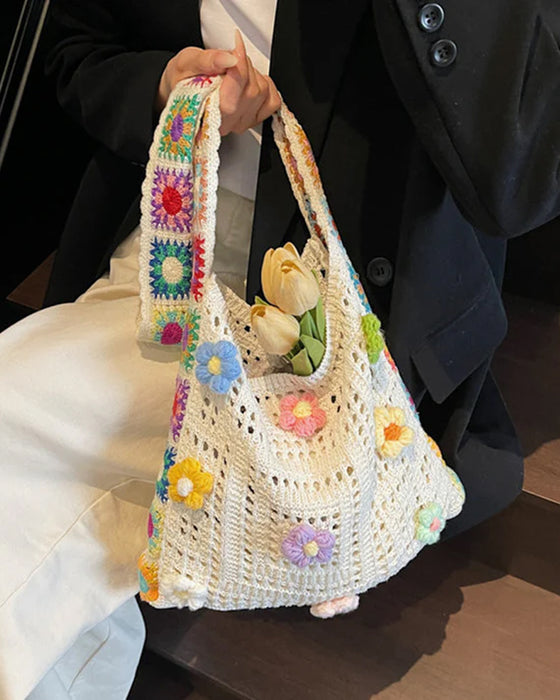 Women'S Ethnic Crochet Crossbody Bag