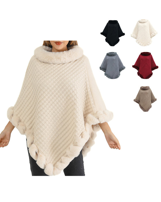 Ultra Warm Knitted Woman Scarf