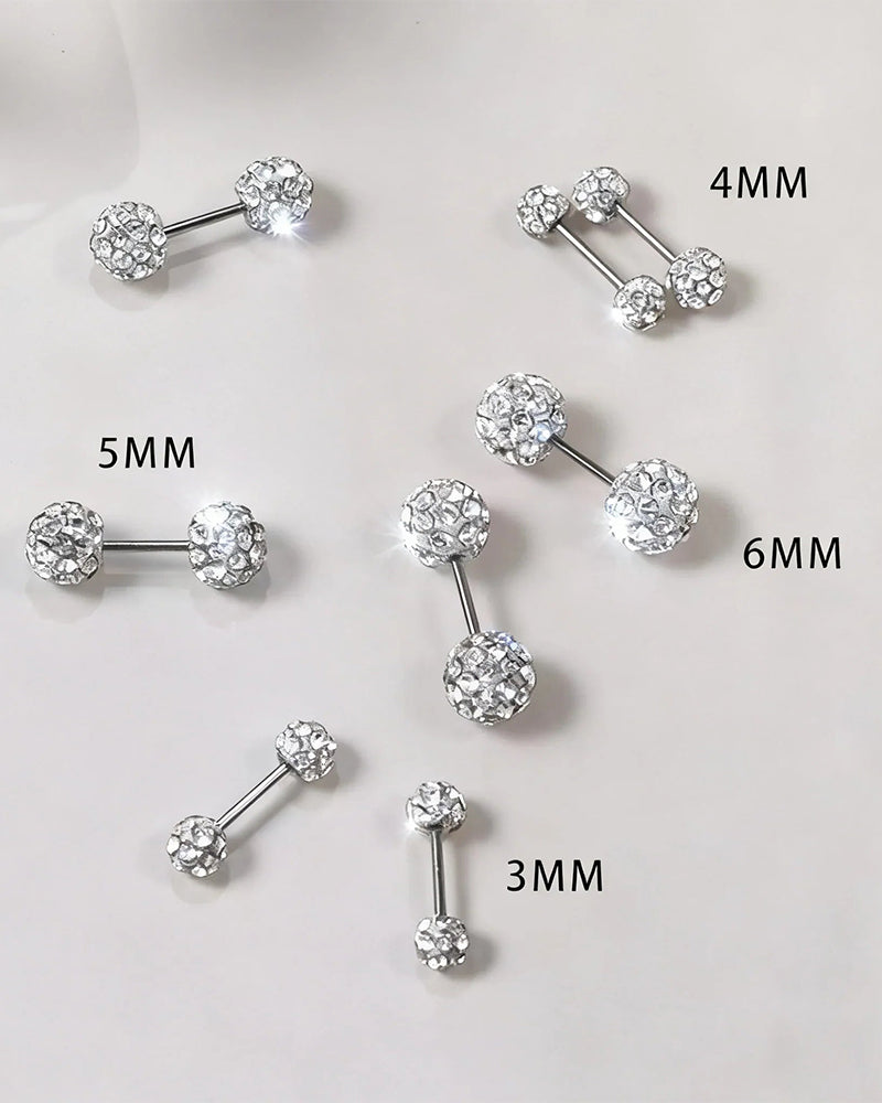 Glittering Diamond Earrings