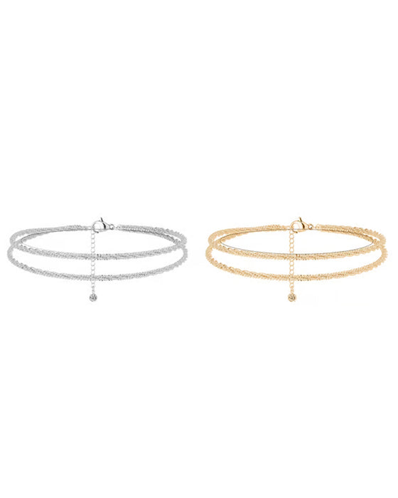 🏖️ Women's KC Gold & Sterling Silver Anklets