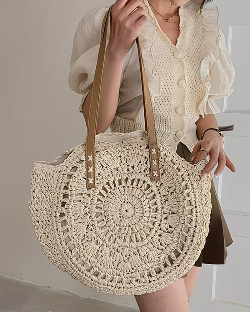 Handwoven Straw Bag