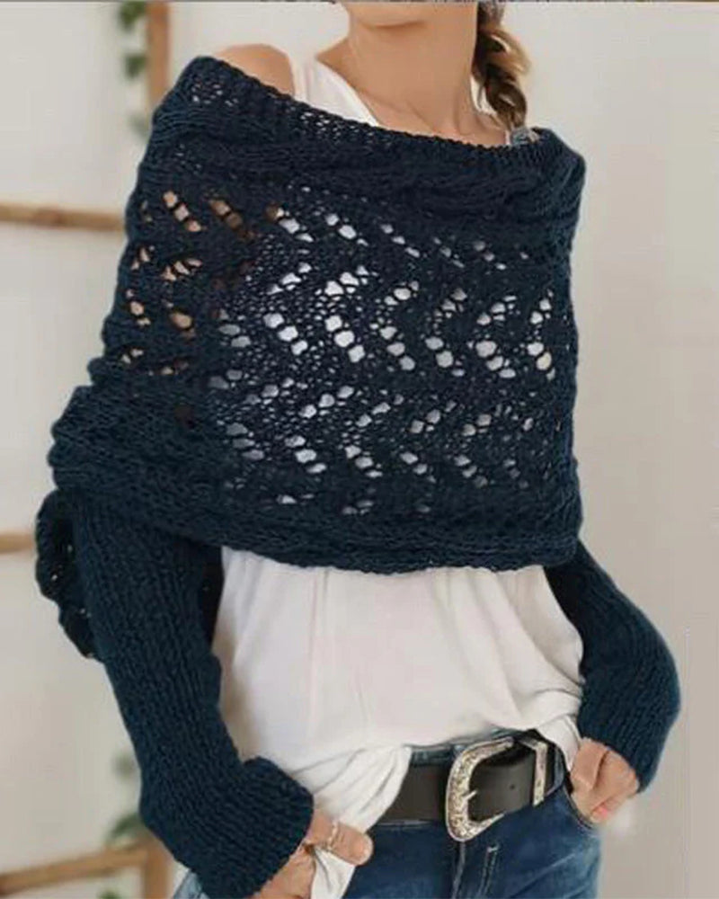 Women's Fashionable Knitted Scarf Shawl