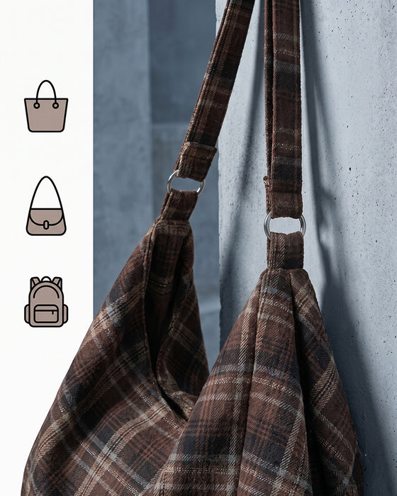 Casual Large-Capacity Crossbody Tote Bag