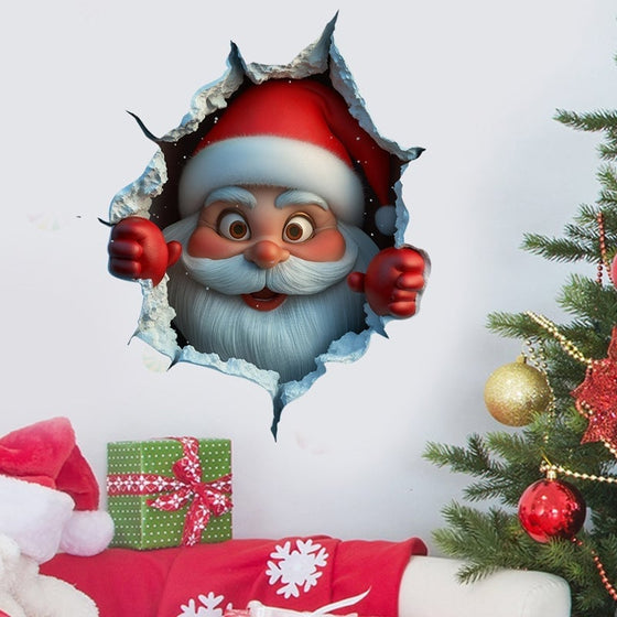 Santa Claus Wall Sticker Set