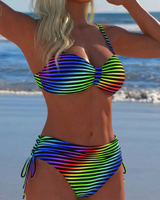 Sexy Vacation Split Bikini