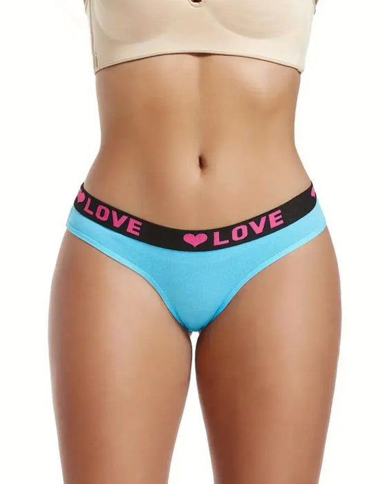 Love Print Low-Rise Briefs
