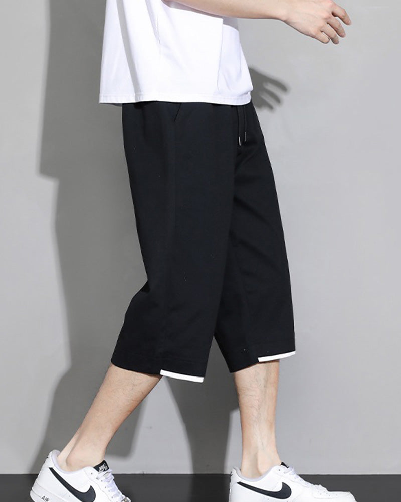 Sport Casual Cropped Pants