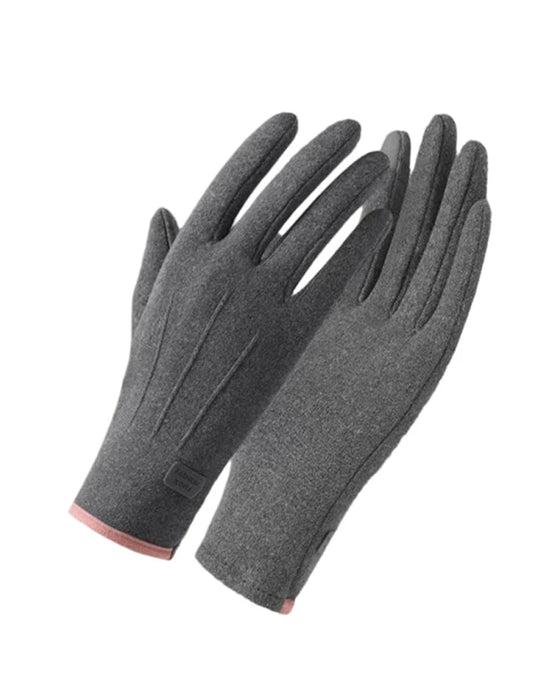 Warm And Windproof Gloves With Touchscreen Function And Anti-Slip Grip