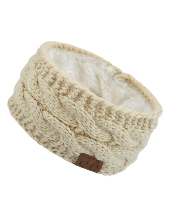 Fleece Knit Headband for Autumn and Winter