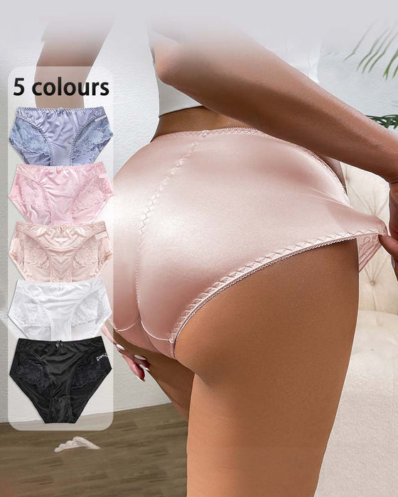 Women's Elegant Satin Lace Panties