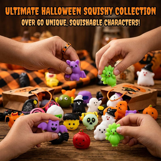 Halloween Squishies Stress Relief Toy Set