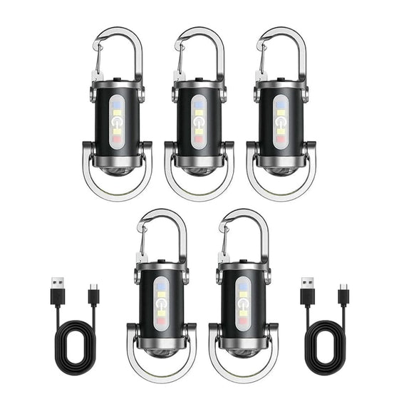 Rechargeable Mini Flashlight Keychain