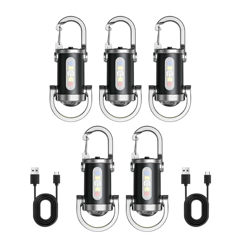 Rechargeable Mini Flashlight Keychain