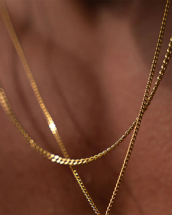 Minimal Pendant Necklace Duo