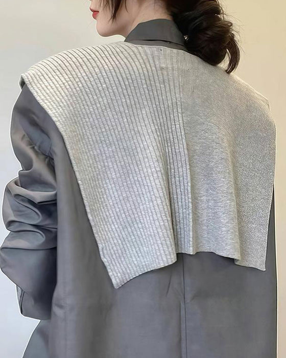 Casual Versatile Solid Color Shawl Scarf For Women