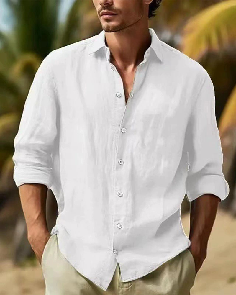 Men's Button-Down Relaxed Shirt