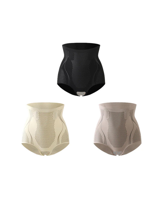 Fat Burning Lce Silk Lonic Fiber Shaping Shorts