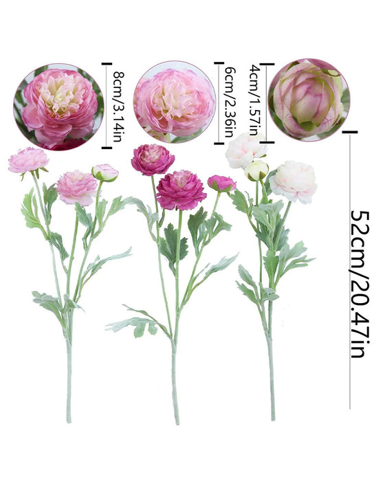Artificial Peony Flower - UV Resistant, Waterproof, Windproof