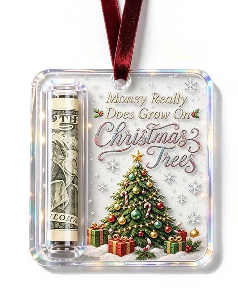 Christmas Cash Gift Ornament