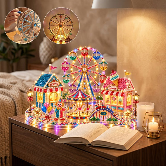 3D LED Christmas Diamond Art DIY Kit