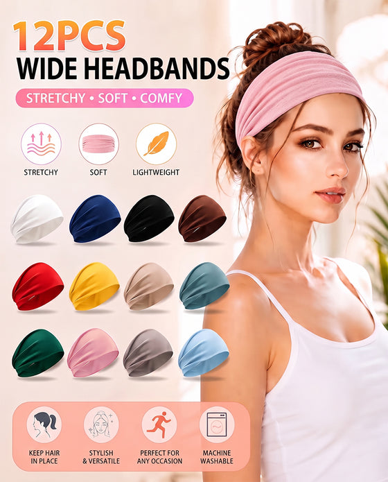 Women's Universal No-Slip Elastic Fashion Headband