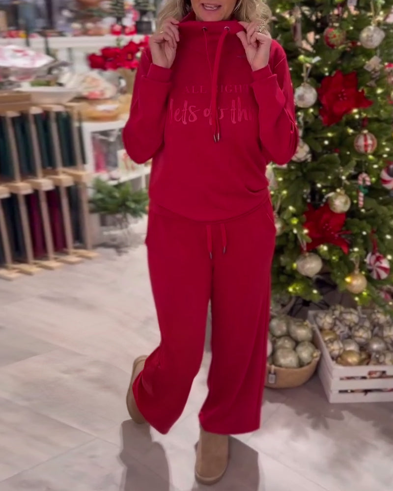 Casual Sportswear Two-Piece Set