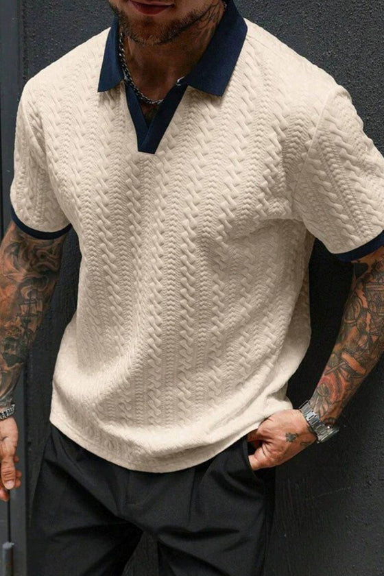 Men's Jacquard Knit Shirt